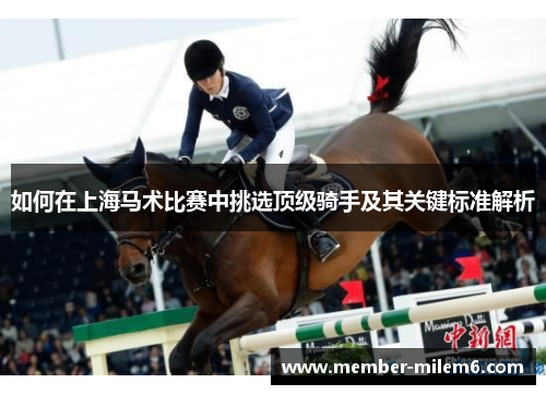 如何在上海马术比赛中挑选顶级骑手及其关键标准解析